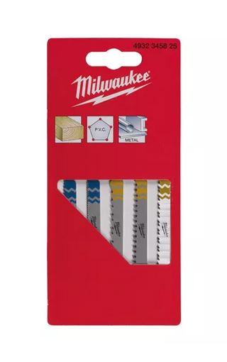 Milwaukee Stichsägeblatt- SET 5 Teilig HOLZ-PVC-METALL