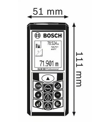 Bosch Laser Entfernungsmesser GLM 80