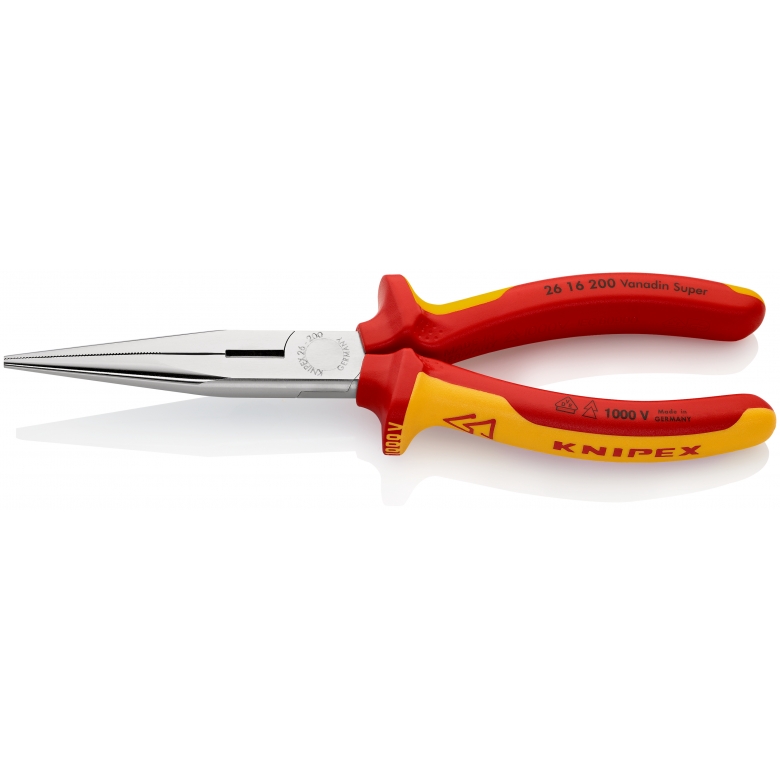 KNIPEX Flachrundzange isoliert bis 1000V