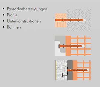 Mungo MB-SS Fassadendübel mit 6-kant-Schraube 1121928