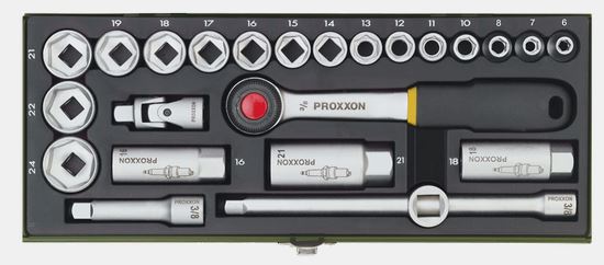 PROXXON Steckschlüsselsatz 3/8" 24-teilig