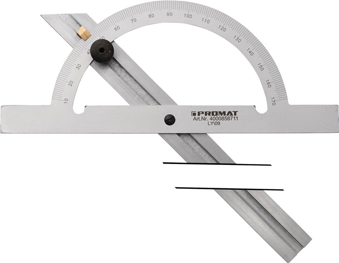 Digital-Winkelmesser rostfreier Stahl, Feineinstellung 300mm (1'/0,01°)