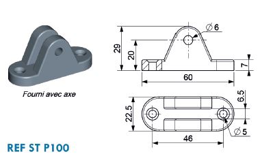 Befestigungsschuh STP100