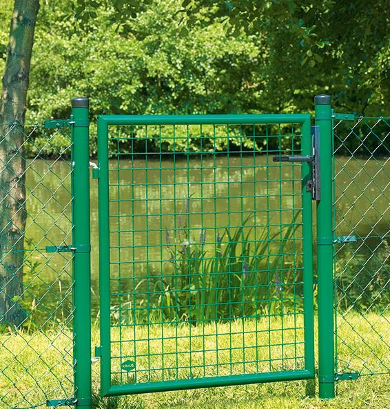 Gartentore für Maschendrahtzaun 4000 mm 1500 mm grün 92403002500