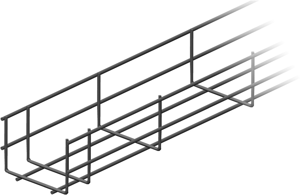 K2 Flachdach Kabelführung Performa Mesh Tray 70x10x3000