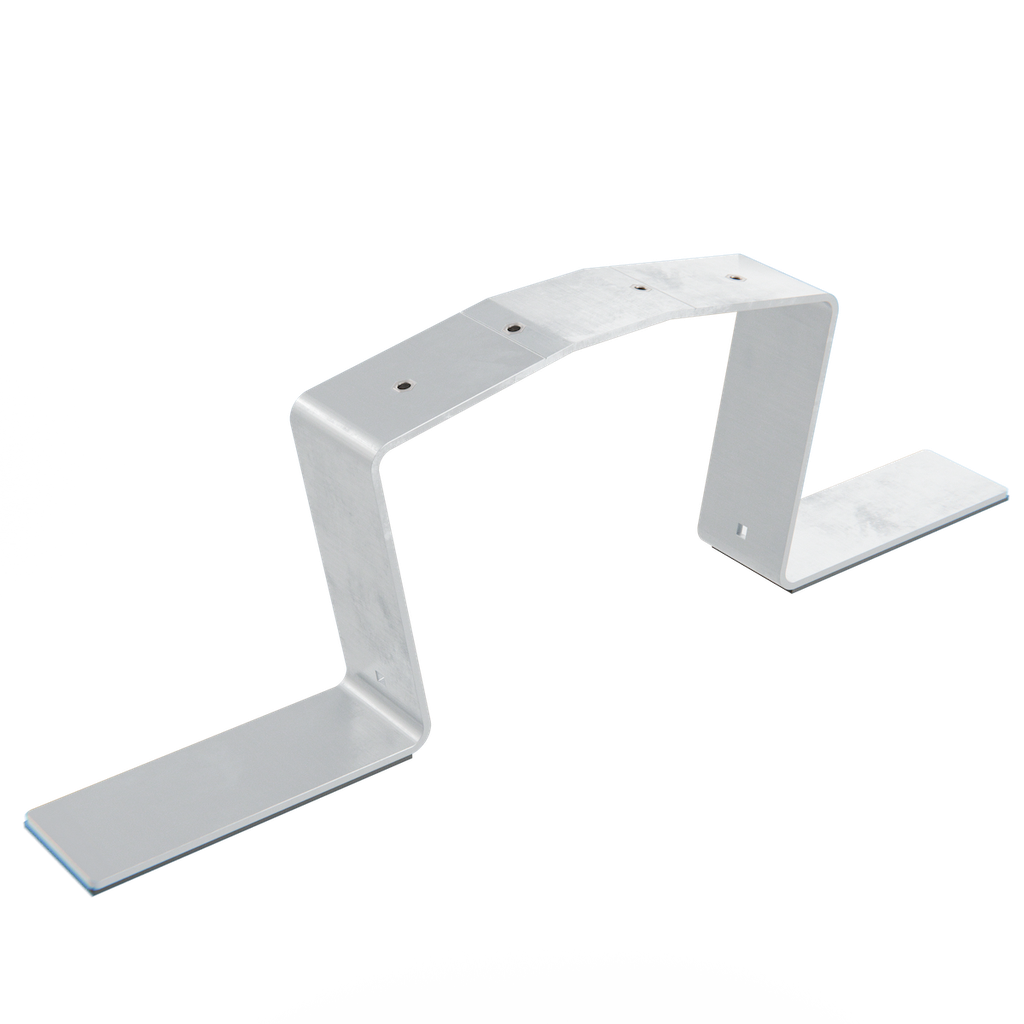 Alumero Mittelstütze mit Bautenschutzmatte