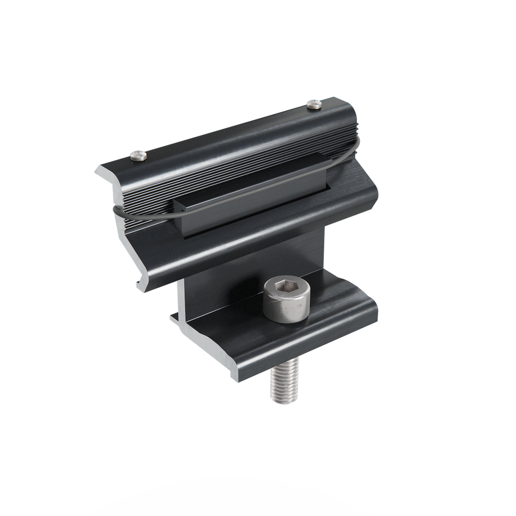 Alumero Abschlussklemme SCHWARZ