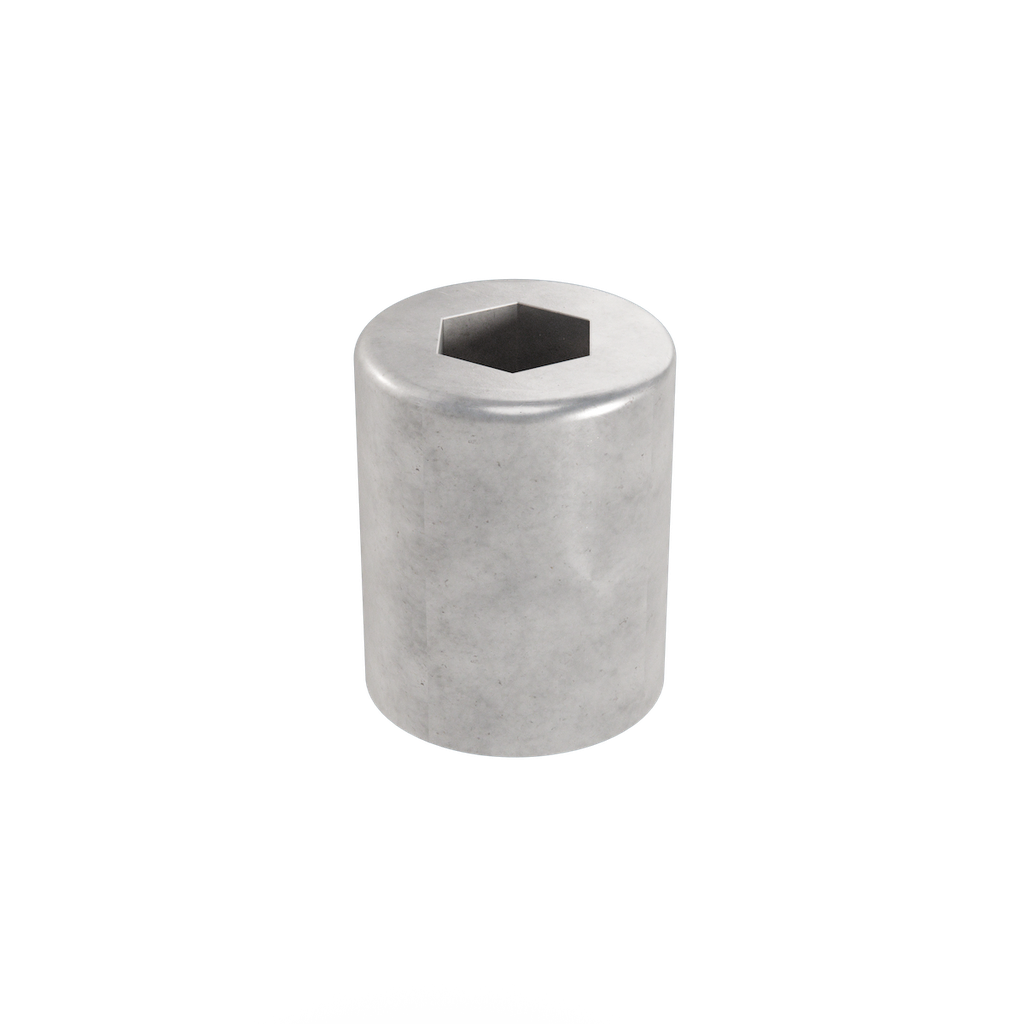 Alumero Inbusmutter M8  480X220 mm