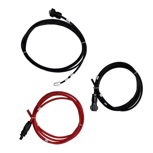 Leistungskabel zwischen T58 Master und T58 Slave 2m lang - schwarz/rot