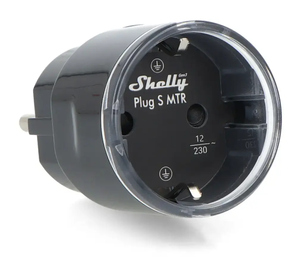 Shelly Plug & Play "Plug S Gen3 Matter" schwarz