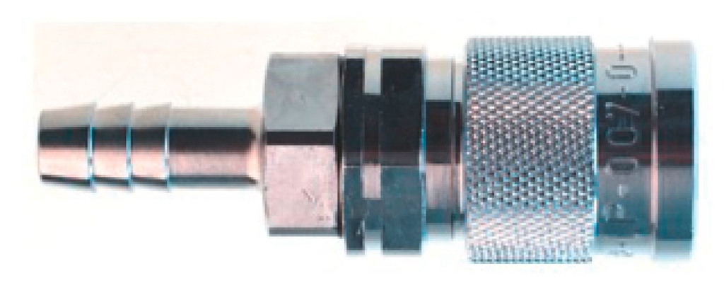 Schnellkupplung  Stahl mit Tülle 13mm