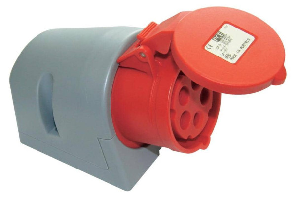 CEE-Wandsteckdose 16A 400V  IP44 Turbo Twist