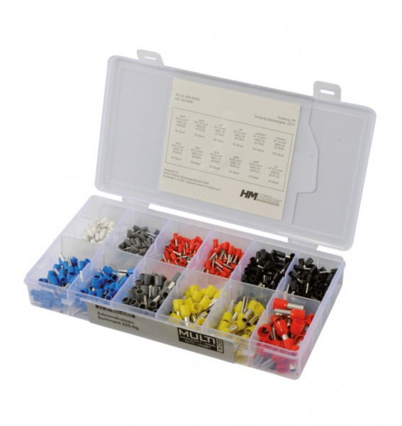 Aderendhülsen Sortiment 625-tlg.