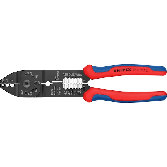 Knipex Crimpzange für isolierte Kabelschuhe 0,5-6mm