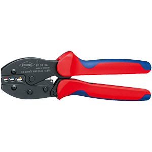 Knipex Crimpzange für isolierte Kabelschuhe und Steckverbinder 0,5-6mm