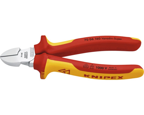 Knipex Seitenschneider Mehrkomponentengriff 180mm VDE 1000V