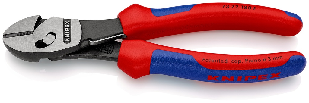 Knipex Kraftseitenschneider Kunststoffüberzug 180mm