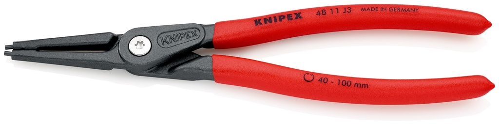Knipex Sicherungsringzange Innenringe gerade 40-100mm