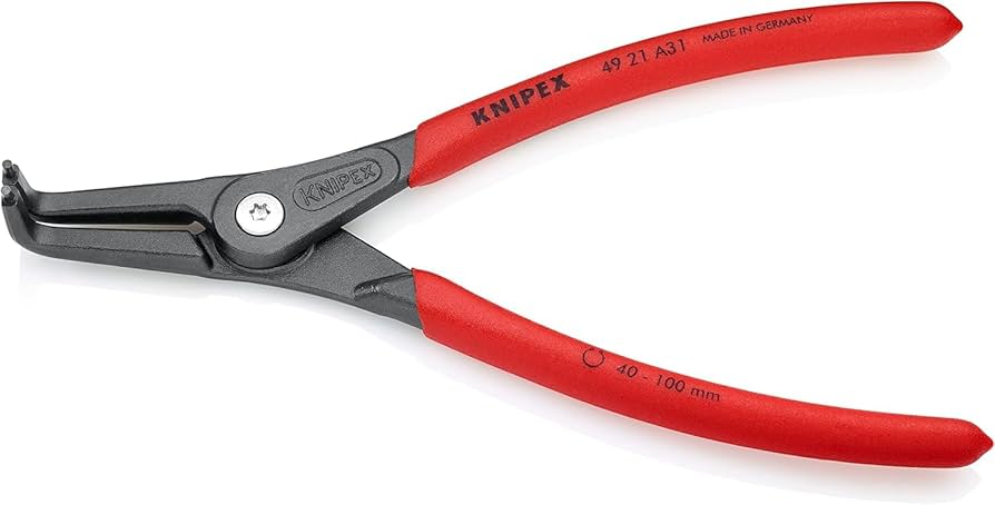 Knipex Sicherungsringzange außen für Wellen gerade 40-100mm
