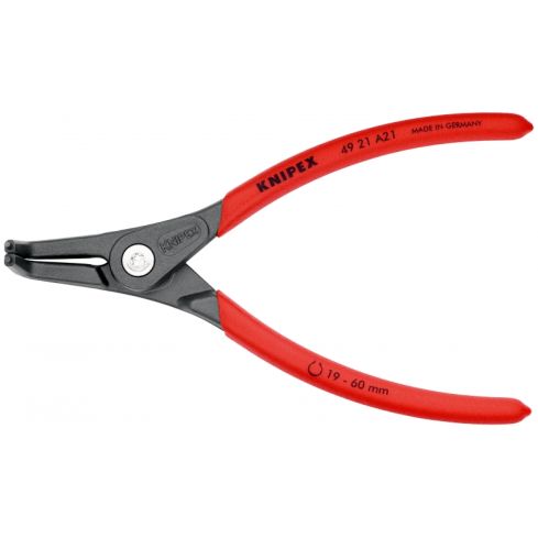Knipex Sicherungsringzange außen für Wellen gebogen 19-60mm