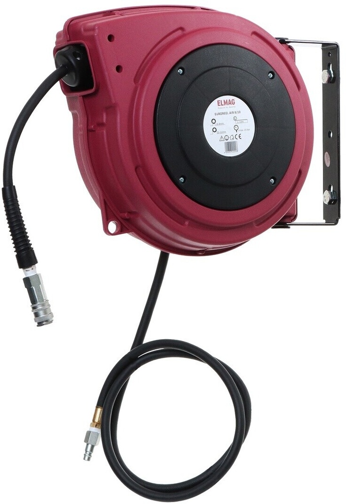 Elmag Schlauchaufroller Rollair Profi 15 Meter 8x12mm