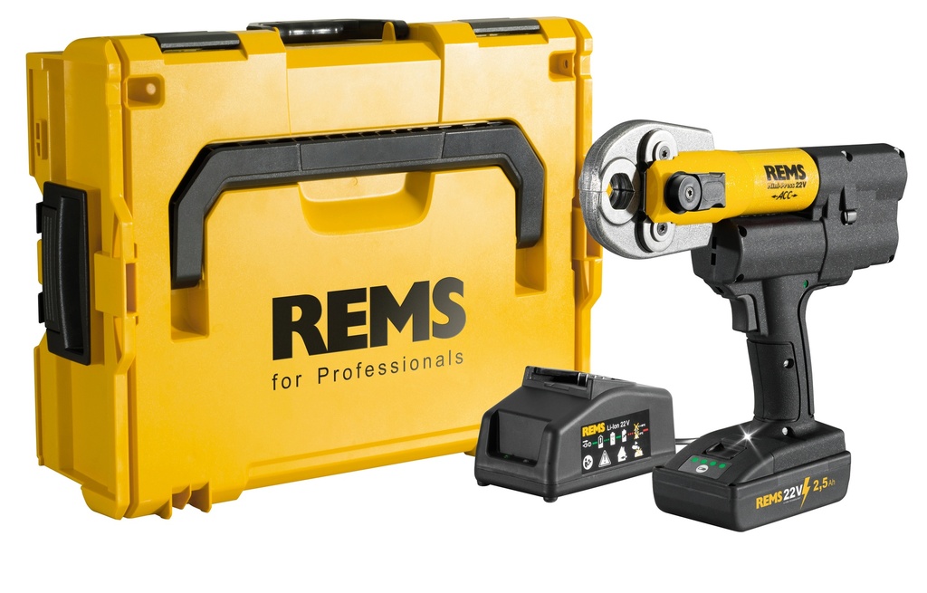 Rems Akku-Press 22V ACC Basic-Pack  L-Boxx