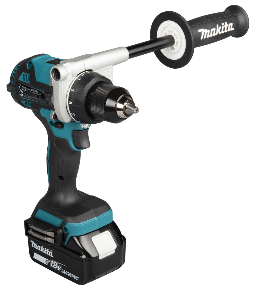 Makita Akku Bohrmaschine DDF492RTJ 18 Volt 2 Akkus 5Ah 130/65Nm