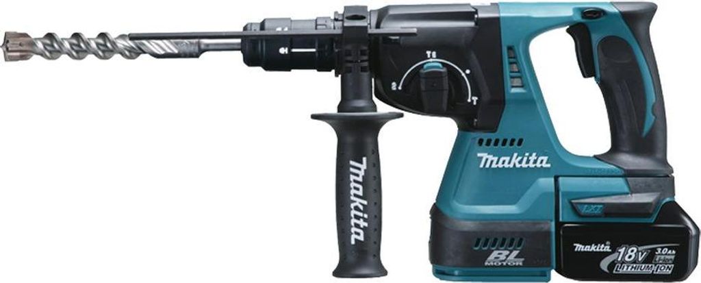 Makita Akku Bohrhammer DHR243RTJW 18 Volt 2 Akkus 5Ah 2 Joule