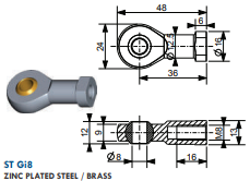 Gelenkkopf Niro STGI8