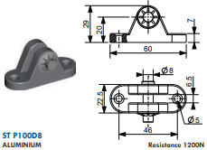 Befestigungsschuh ST P 100 D6
