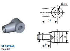 Auge Legierung 8/18  92260