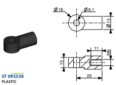 Auge Kunststoff 6/10  92528