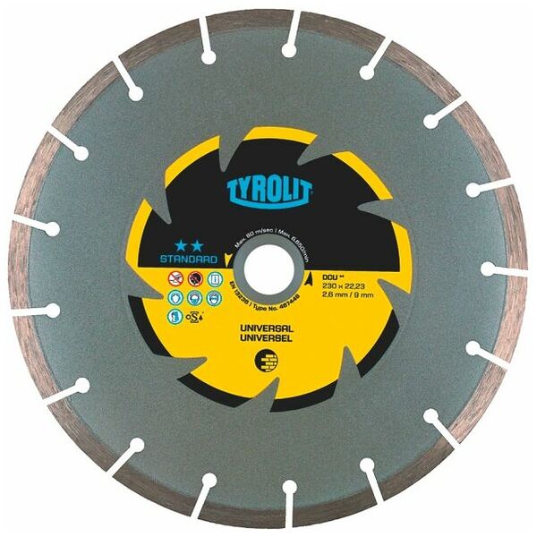Tyrolit Diamant Trennscheibe 115mm Standard Universal