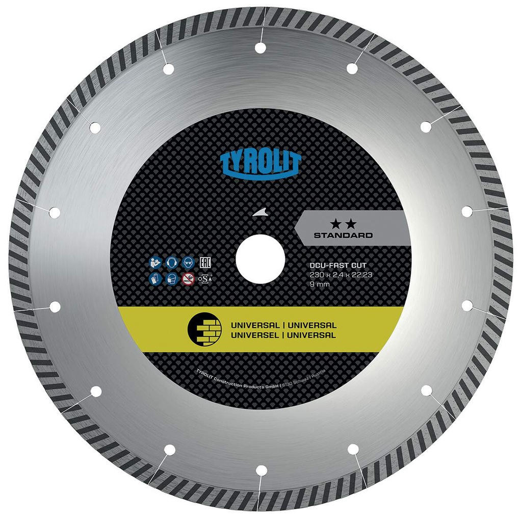 Tyrolit Diamant Trennscheibe 125mm Standard Universal