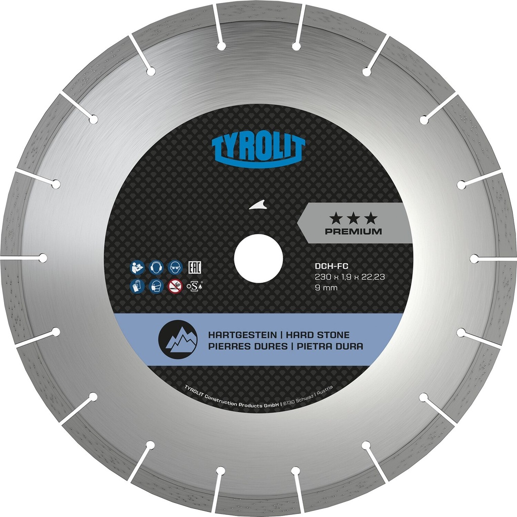 Tyrolit Diamant Trennscheibe 125/1,2mm Premium Hartgestein