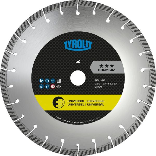 Tyrolit Diamant Trennscheibe 230/2,4mm Basic DCU FC Fastcut