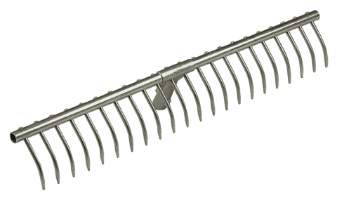 Alu Heurechen ohne Stiel mit 24 Zinken; 78cm