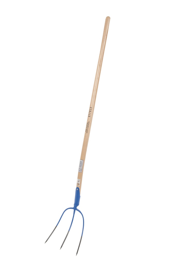 Heugabel mit 3 Zinken 31/29cm mit Stiel