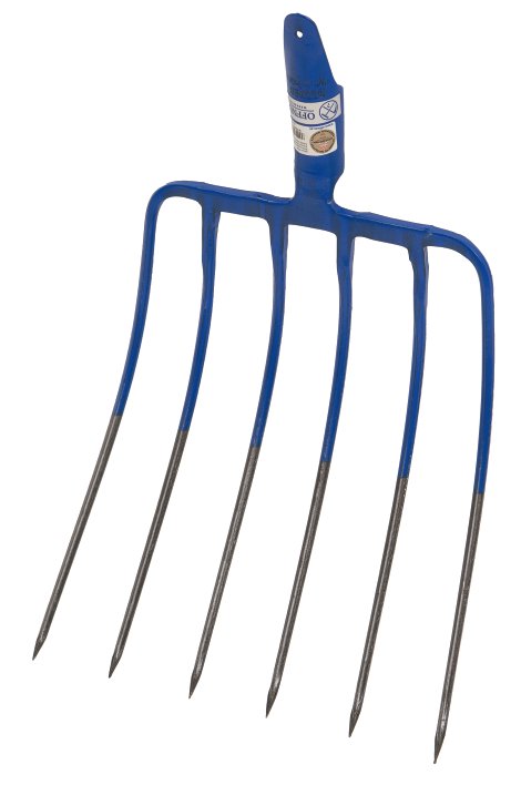 Silogabel mit 6 Zinken 43/35cm ohne Stiel