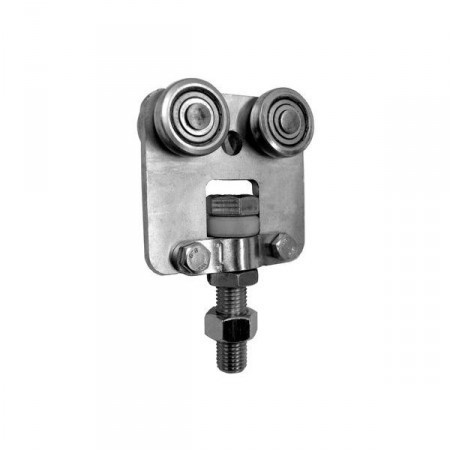 MEA Doppelrolle Nr.2 verzinkt  zentral drehbar