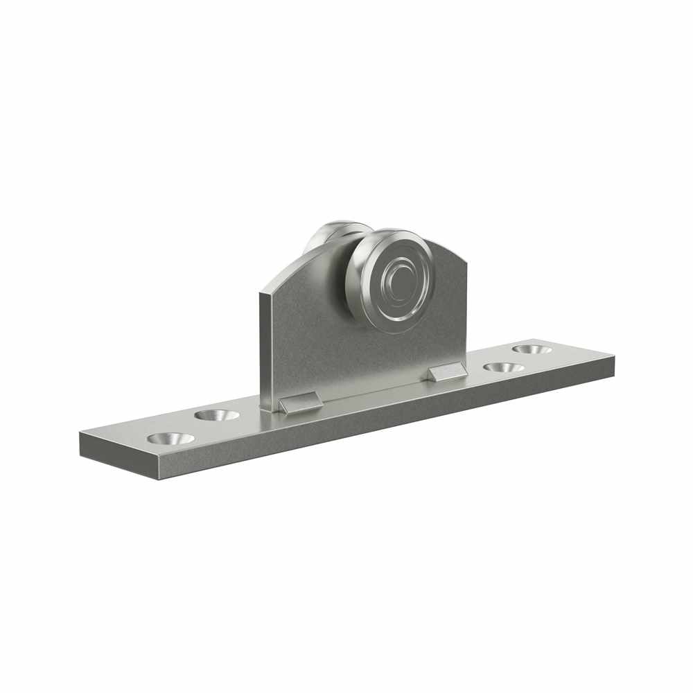 MEA Einfachrolle verzinktNr.2 mit Flansch