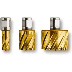 Fein Kernbohrer HSS Dura Weldon 14mm 50mm Tiefe TIN