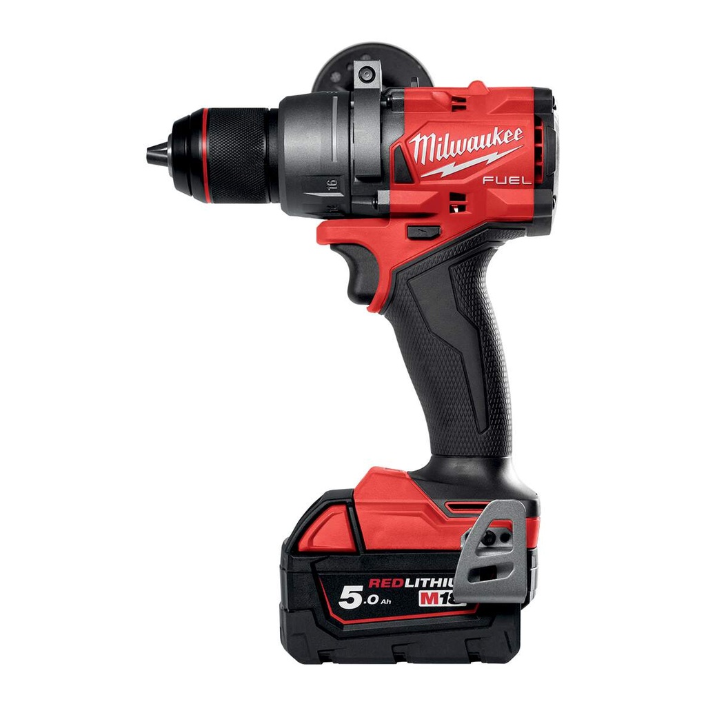 Milwaukee Akku Bohrschrauber M18FPD3-502X 5Ah, Li-Ion, bürstenlos, 158Nm, Schlag, bestehend aus:
