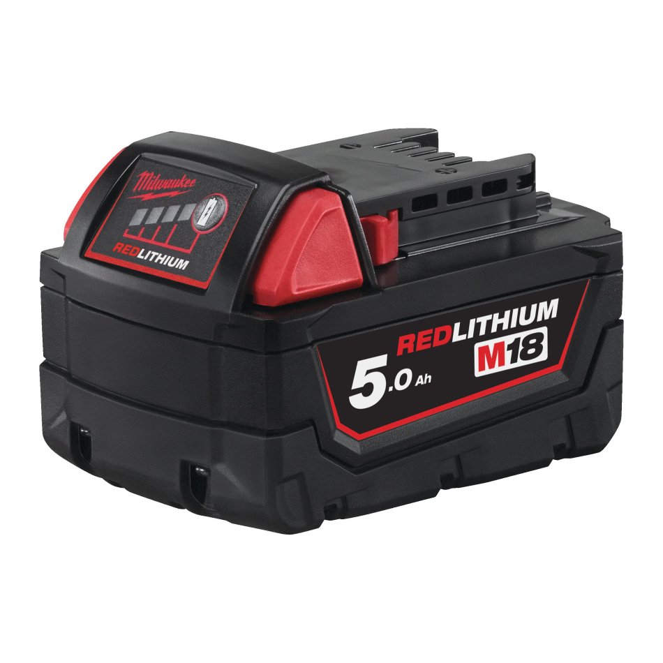 Milwaukee Akku 18V M18B5 5Ah Li-Io Red