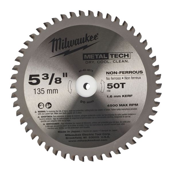 Milwaukee Kreissägeblatt CSB 203x5/8x1.8mm 50 Zähne