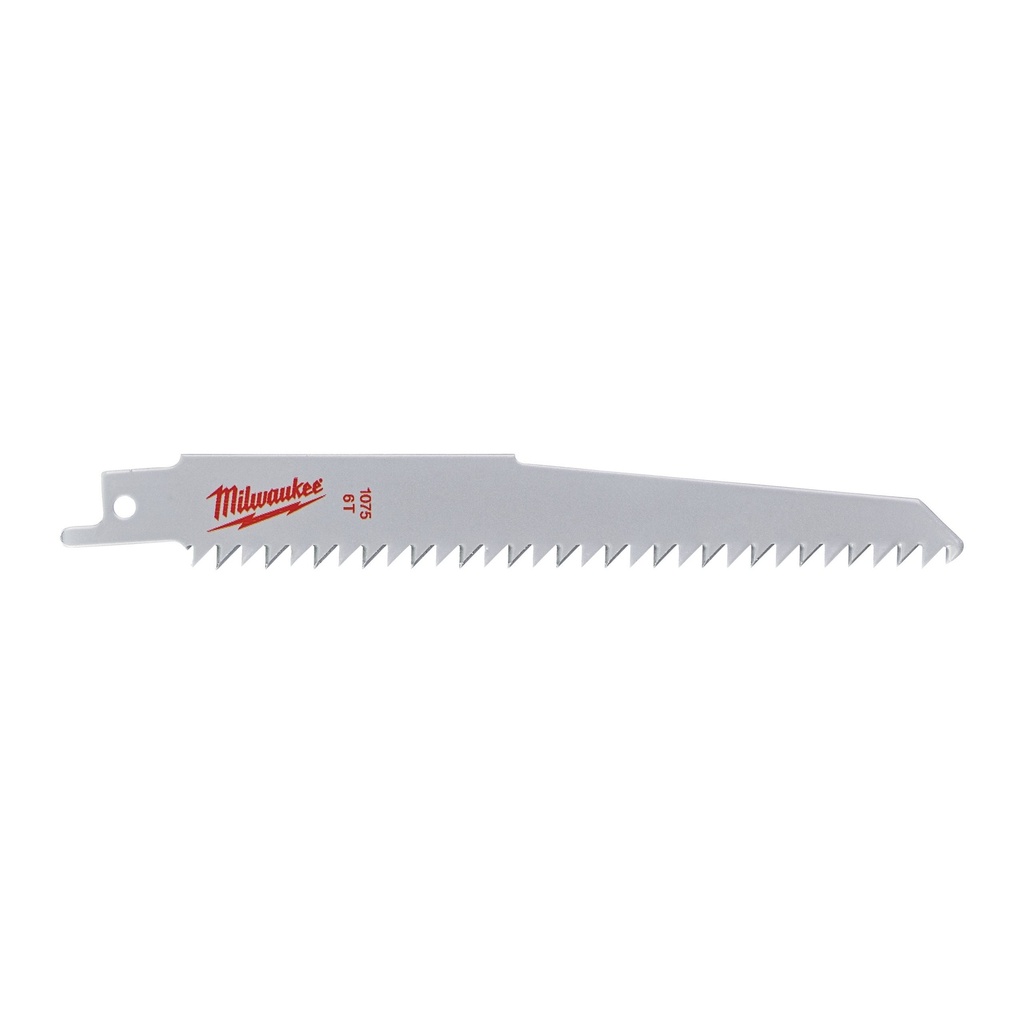 Milwaukee Säbelsägeblätter 100mm, Zahnteilung 1.0mm für Metall VE5