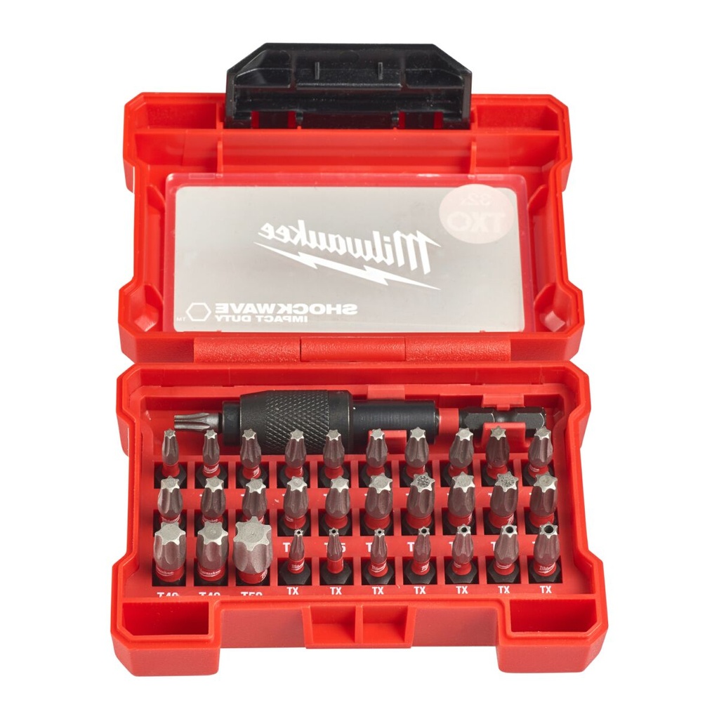 Milwaukee Bits Set Shockwave 32-teilig