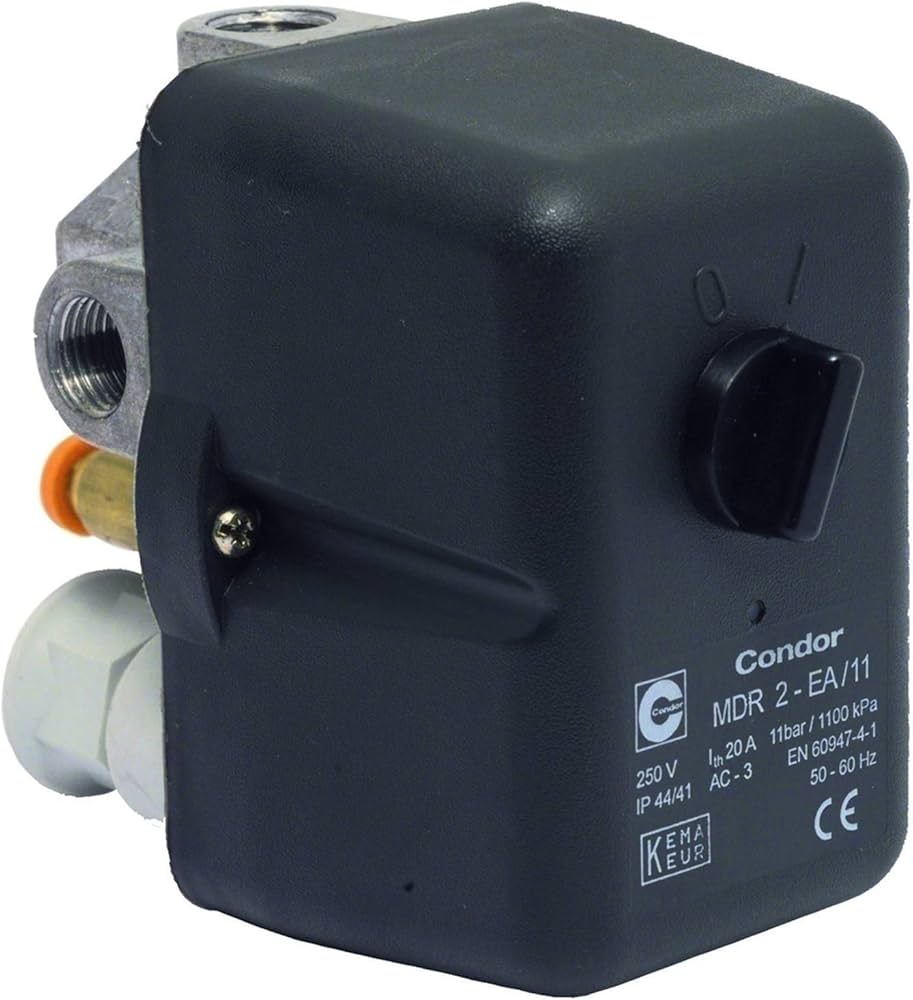 Aircraft Druckschalter 10B 230V Nema Condor MDR2