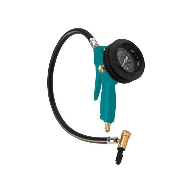 Aircraft Reifenfüller geeicht Pro-GH Duo Aircraft mit Hebelstecker, Doppelskala-Manometer