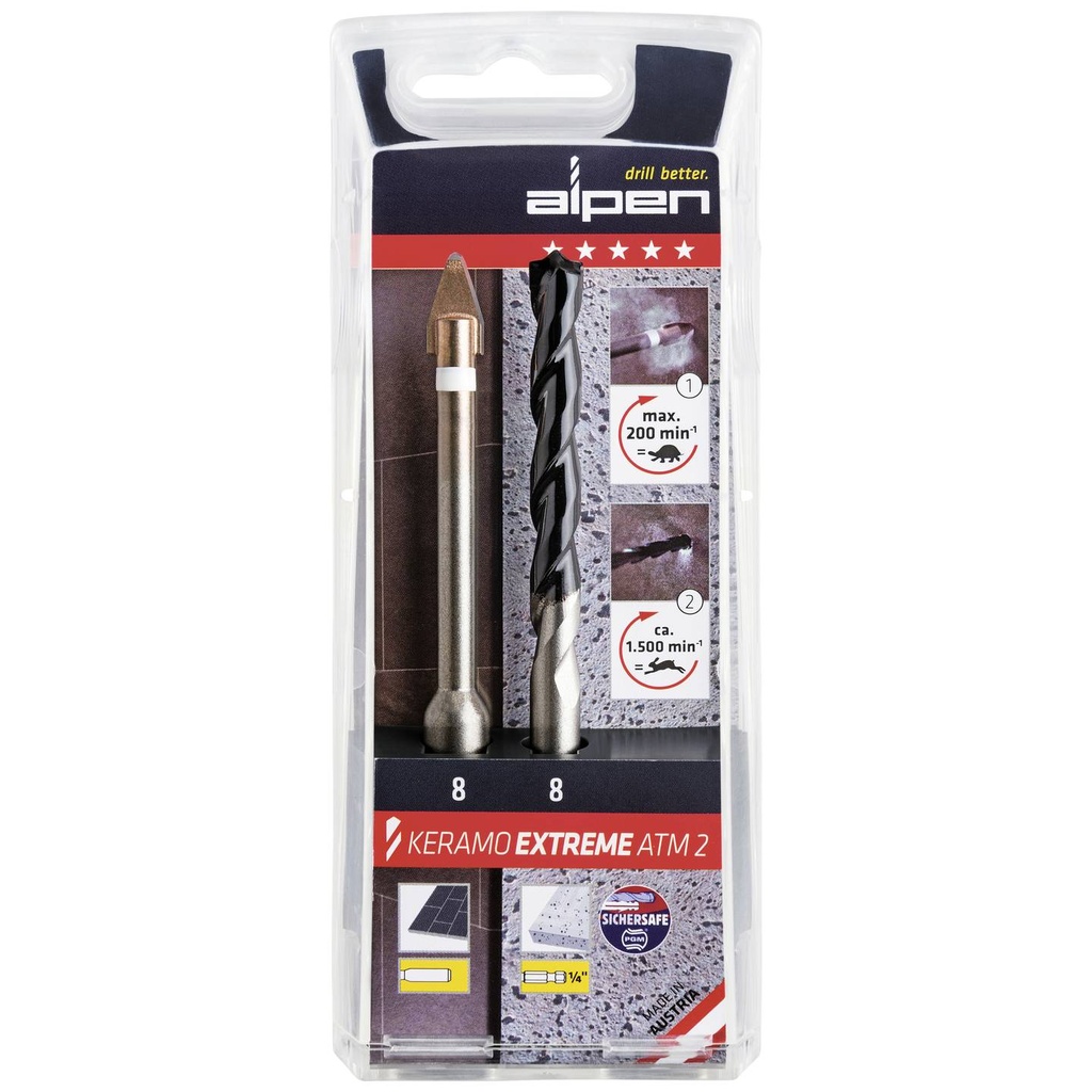Alpen Glasbohrer 6mm